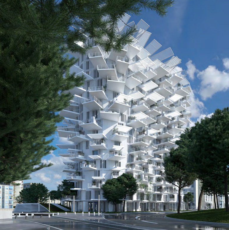 Immeuble L'Arbre Blanc, à Montpellier