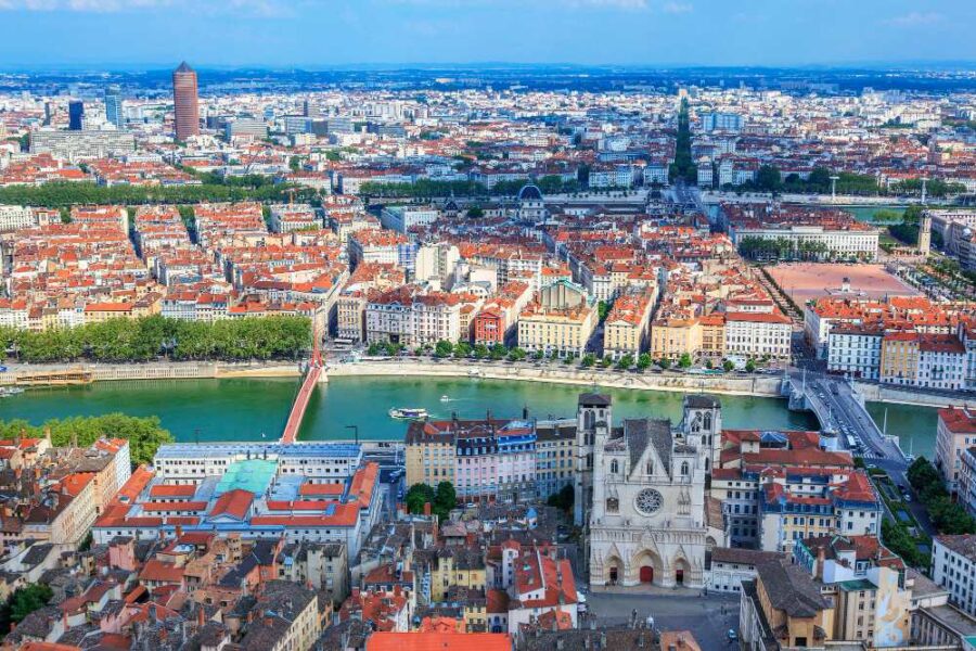 lyon vue depuis Fourvière