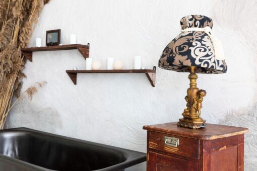 Design d'intérieur avec baignoire vintage